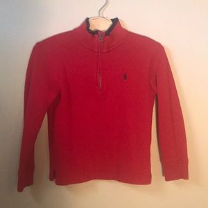 Boys polo pullover sweater size 5